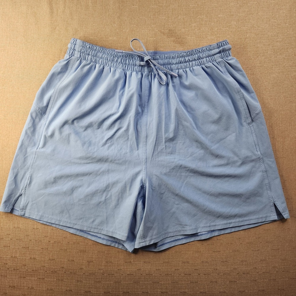 Lululemon Light Blue Athletic Drawstring Shorts Size 8 LW7DHIS